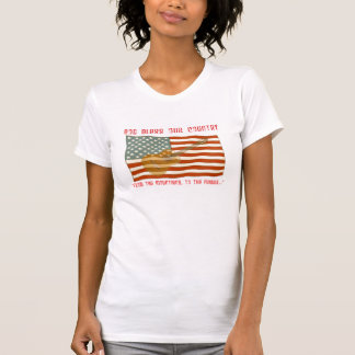 Amerikanische Flaggen-Gitarren-T - Shirt