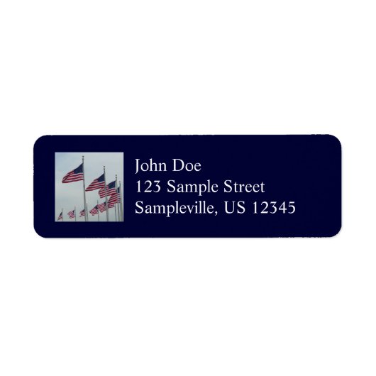 Amerikanische Flaggen im Washington Monument (Vorne)