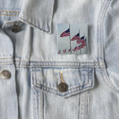 Amerikanische Flaggen im Washington Monument Button (Beispiel)