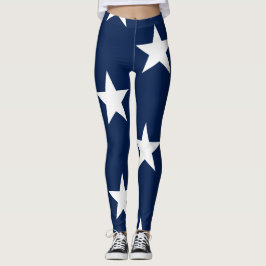 Amerikanische Flaggen Jumbo-große Sterne Leggings