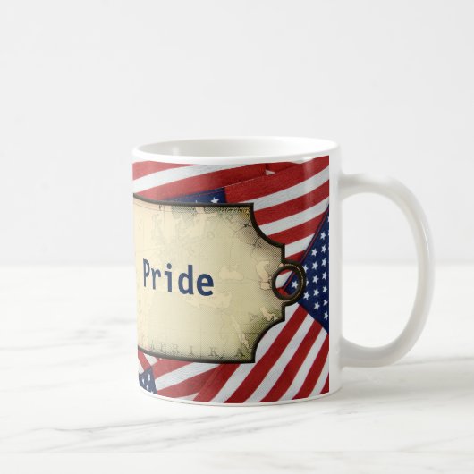 Amerikanische Flaggen Kaffeetasse (Rechts)