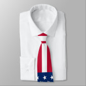 Amerikanische Flaggen-kahler Krawatte (Gebunden)