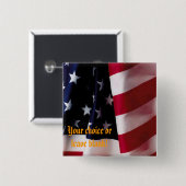 Amerikanische Flaggen-Knopf-Button-Schablone Button (Vorne & Hinten)