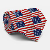 Amerikanische Flaggen-Krawatte Krawatte (Gerollt)
