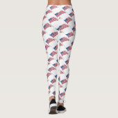 Amerikanische Flaggen Leggings (Rückseite)