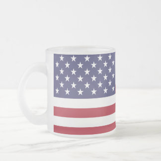 Amerikanische Flaggen-mattierte GlasTasse Mattglastasse