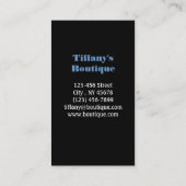 Amerikanische Flaggen-patriotische Visitenkarte (Rückseite)