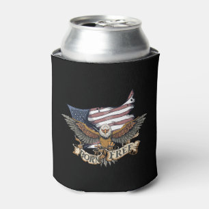 Amerikanische Flaggen-patriotisches kahler Dosenkühler