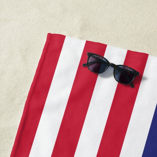 Amerikanische Flaggen-patriotisches US Flagge Strandtuch (Beispiel)