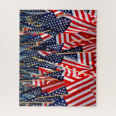 Amerikanische Flaggen Puzzle (Vertikal)