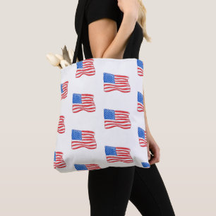 Amerikanische Flaggen Tasche