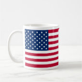 Amerikanische Flaggen-Tasse Kaffeetasse (Links)