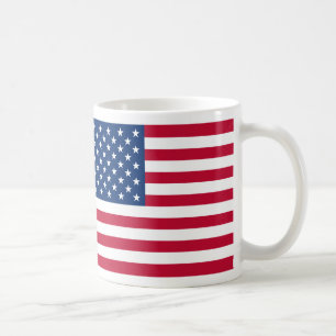 Amerikanische Flaggen-Tasse Kaffeetasse