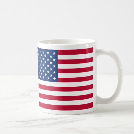 Amerikanische Flaggen-Tasse Kaffeetasse (Rechts)