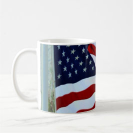 Amerikanische Flaggen-Tasse Kaffeetasse
