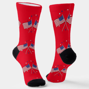 Amerikanische Flaggen Thunder_Cove Patriotisch 4. Socken