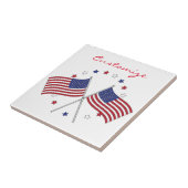 Amerikanische Flaggen Thunder_Cove patriotisch Fliese (Seite)