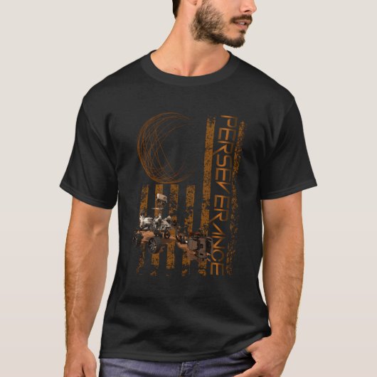 Amerikanische Flaggendauer Die neuen Mars Rover 20 T-Shirt (Vorderseite)