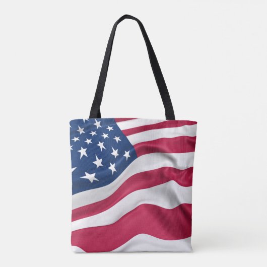 Amerikanische Flaggenfreiheit Tasche (Rückseite)