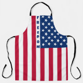 Amerikanische Flaggenfreiheit - vertikal Schürze (Vorderseite)