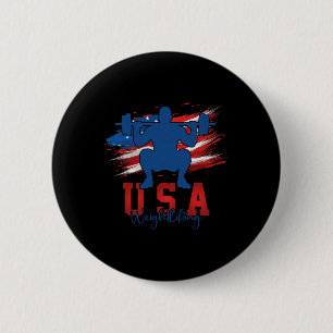Amerikanische Flaggengewichtung 4. Juli US-Unterst Button