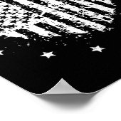 Amerikanische Flaggenmitte 4. Juli Poster (Ecke)