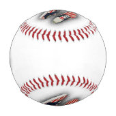 Amerikanische Flaggenschläger Baseball (Vorderseite)