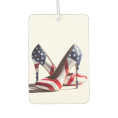 Amerikanische Flaggenspitzen Autolufterfrischer (Vorderseite)