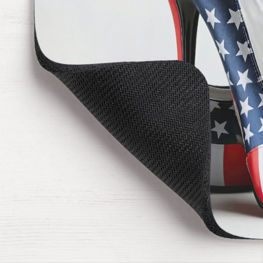 Amerikanische Flaggenspitzen Mousepad (Ecke)