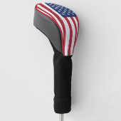 Amerikanische Flaggenstall-Malerei Vintages rustik Golf Headcover (angewinkelt)