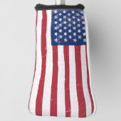 Amerikanische Flaggenstall-Malerei Vintages rustik Golf Headcover (Rotieren 90)