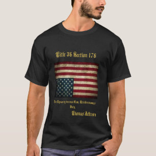 Amerikanische Flaggenstörung von Thomas Jefferso T-Shirt