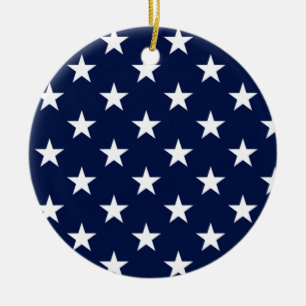 Amerikanische Flaggenverzierung Keramik Ornament