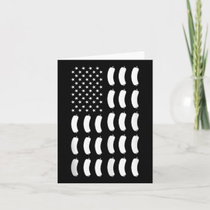 Amerikanische Flaggenwurst Food Usa Patriotismus P Karte