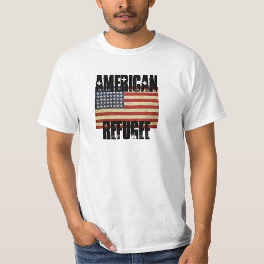 AMERIKANISCHE FLÜCHTLINGE T-Shirt (Vorderseite)