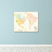 Amerikanische Flusssysteme Leinwanddruck (Insitu (Holzboden))