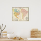 Amerikanische Flusssysteme Poster (Küche)