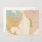 Amerikanische Flusssysteme Postkarte (Vorne/Hinten)