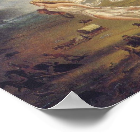 Amerikanische Fortschritte Poster (Ecke)