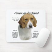 Amerikanische Foxhound-Geschichte, alles rund um F Mousepad (Mit Mouse)