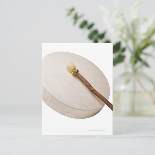 Amerikanische Frame Drum Postkarte (Stehend Vorderseite)
