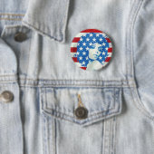 Amerikanische Frau Button (Beispiel)
