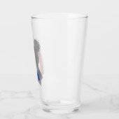 Amerikanische Frau I Liebe Glas (Links)