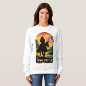 Amerikanische Frauen Shirts, amerikanische Shirt,  Sweatshirt (Vorne ganz)