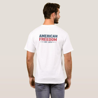 Amerikanische Freiheit 1976 Patriotischer Adler T-Shirt