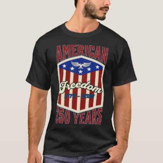 Amerikanische Freiheit 250 Jahre Vintage 1776 2026 T-Shirt
