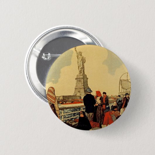 Amerikanische Freiheit Button (Vorne & Hinten)