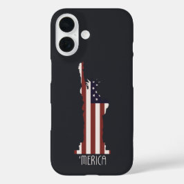 Amerikanische Freiheit iPhone 16 Hülle