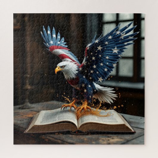 Amerikanische Freiheit enthüllt Puzzle (Vertikal)