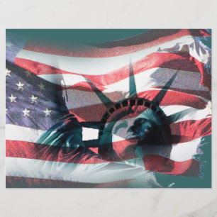 Amerikanische Freiheit Flyer